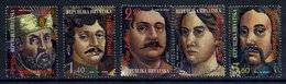 CROATIA 1996 Zrisnski And Frankopani Families  MNH / **.  Michel 377-81 - Kroatien