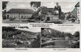 GRUSS AUS DEM MOOR-U. SOLBAD- BAD SALZDELFURTH- VIAGGIATA 1956 - Bad Salzdetfurth