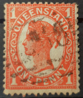 QUEENSLAND - Canceled - Sc# 113 -1p - Used Stamps