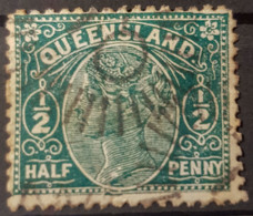 QUEENSLAND - Canceled - Sc# 101 - 0.5p - Used Stamps