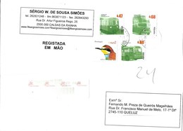 Portugal Large Cover With Bus Stamps - Brieven En Documenten
