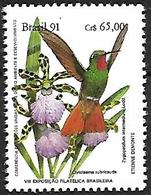 Brazil - MNH - 1991 -    Brazilian Ruby    Clytolaema Rubricauda - Segler & Kolibris