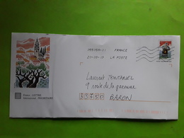 Lettre Entier Postal SANTONS DE PROVENCE , La Poissonniere Obl TB - AK Mit Aufdruck (vor 1995)