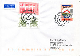 Sweden Cover With Special Postmark Umea European Capital Of Culture 2014 16-1-2014 Sent To Germany - Cartas & Documentos