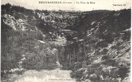 Carte Postale  ANCIENNE De  BEUVRAIGNES - Trou De Mine - Beuvraignes