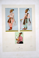 LITHOGRAPHIE DURIN, Imp. FIRMIN DIDOT & Cie - Costumes Princiers ? "INDE" - Lithographies