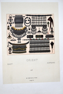 LITHOGRAPHIE SPIEGELL, Imp. FIRMIN DIDOT & Cie - Bijoux & Parures "ORIENT" - Lithographies