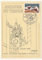 FRANCE => Carte Locale "Journée Du Timbre" 1966 - Le Poinçon - AVIGNON 1966 - 1950-1959