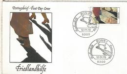 ALEMANIA FDC 1978 FRIEDLANDHILFE  ONG - Contre La Faim