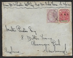 1901 - BOER WAR - Cover MIXED FRANKING GB Victoria - TRANSVAAL - ARMY POSTAL SERVICE To GB - Transvaal (1870-1909)