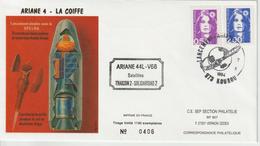 France Kourou 1994 Lancement Ariane Vol 68 - Gedenkstempel