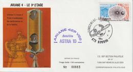 France Kourou 1994 Lancement Ariane Vol 69 - Commemorative Postmarks