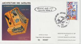 France Kourou 1995 Lancement Ariane Vol 77 - Commemorative Postmarks