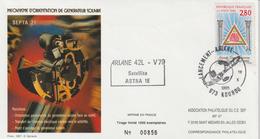 France Kourou 1995 Lancement Ariane Vol 79 - Commemorative Postmarks