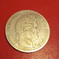 Pièce De 5 Francs Argent Louis Philippe I, 1835A - J. 5 Francs