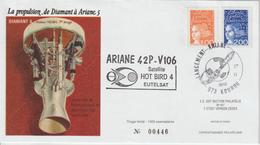 France Kourou 1998 Lancement Ariane Vol 106 - Matasellos Conmemorativos