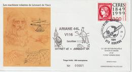 France Kourou 1999 Lancement Ariane Vol 116 - Commemorative Postmarks