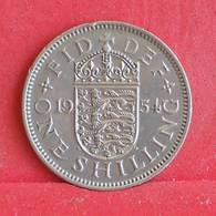 GREAT BRITAIN 1 SHILLING 1954 -    KM# 904 - (Nº30419) - I. 1 Shilling