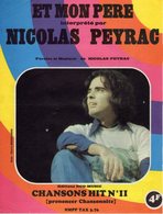 PARTITION NICOLAS PEYRAC - MON PERE - 1975 - EXC ETAT COMME NEUF - - Altri
