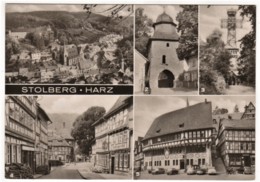 Südharz Stolberg - S/w Mehrbildkarte 3 - Stolberg (Harz)