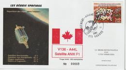 France Kourou 2000 Lancement Ariane Vol 136 - Commemorative Postmarks