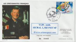 France Kourou 2001 Lancement Ariane Vol 139 - Gedenkstempels