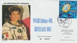 France Kourou 2001 Lancement Ariane Vol 143 - Gedenkstempels