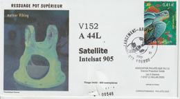 France Kourou 2002 Lancement Ariane Vol 152 - Cachets Commémoratifs