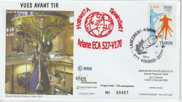 France Kourou 2006 Lancement Ariane Vol 170 - Bolli Commemorativi