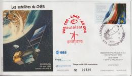 France Kourou 2008 Lancement Ariane Vol 186 - Gedenkstempels