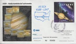 France Kourou 2009 Lancement Ariane Vol 189 - Bolli Commemorativi