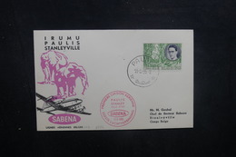 CONGO BELGE - Enveloppe 1er Vol  Paulis / Stanleyville En 1956 - L 40472 - Brieven En Documenten