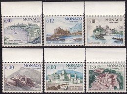 Monaco, 1966, 812/17,  MNH **,  750 Jahre Fürstenpalast In Monaco. - Unused Stamps