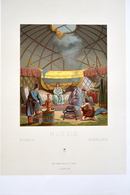 LITHOGRAPHIE L. LLANTA, Imp. FIRMIN DIDOT & Cie - Costumes Et Intérieur D'habitation "RUSSIE" - Lithographies