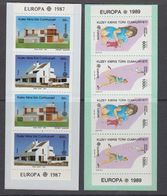 Europa Cept 1987 + 1989 Northern Cyprus 2 Booklets  ** Mnh (44338) - 1987