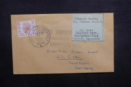 BELGIQUE - Enveloppe De Bruxelles Pour L 'Allemagne Par Poste Privée De Londres En 1971, Voir Vignette - L 40525 - Lettres & Documents
