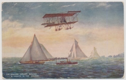 The Howard Wright Biplane & Yachts In The Soent - Aviateurs