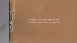 LIBRETTO / CARTE VALORI POSTALI  EMESSE DALL'AMMINISTRAZIONE POSTALE ITALIANA NEL 1972 - Booklets