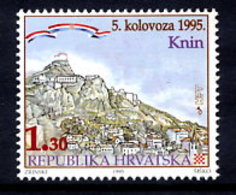 CROATIA 1995 Liberation Of Knin  MNH / **.  Michel 330 - Croacia