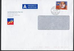 LIECHTENSTEIN Lettre 2008 Europa Integration - Franking Machines (EMA)