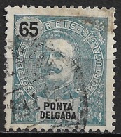 Ponta Delgada – 1898 King Carlos 65 Réis - Ponta Delgada