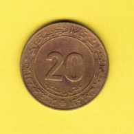 ALGERIA  20 CENTIMES 1975 (KM # 107.1) #5383 - Argelia