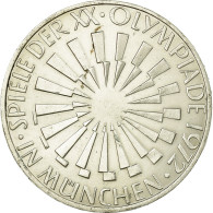 Monnaie, République Fédérale Allemande, 10 Mark, 1972, Karlsruhe, SUP - Other & Unclassified