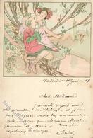 Mucha, Alfons Adolscence 1904 I-II (fleckig) - Mucha, Alphonse