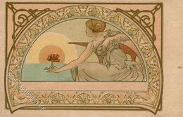 Mucha, Alfons Water Lily I-II (fleckig) - Mucha, Alphonse