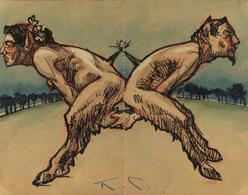 Chapront, Henry (1876 - 1965) Französischer Maler Und Illustrator Einzigartige Handgemalte Und Von Ihm Geschriebene Klap - Otros & Sin Clasificación