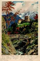 Diemer, Zeno Schloss Goyen Bei Meran Künstler-Karte 1900 I-II - Other & Unclassified