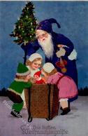 Flatscher, M. Weihnachtsmann Kinder Spielzeug Künstlerkarte I-II Pere Noel Jouet - Other & Unclassified