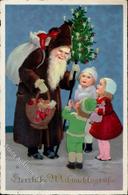 Flatscher, M. Weihnachtsmann Puppe Kinder   Künstlerkarte I-II Pere Noel - Other & Unclassified