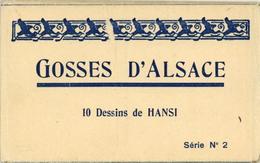 Hansi (Waltz) Gosses D'Alsace 10 Künstler-Karten In Orign. Umschlag I-II - Other & Unclassified